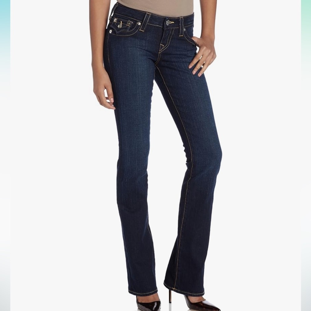 True Religion Becky Jeans low rise bootcut like new jeans